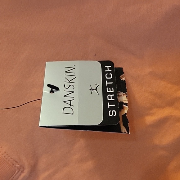Danskin Peach V-Neck T-Shirt small - Picture 2 of 7